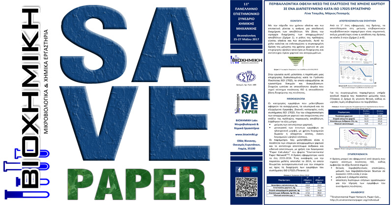 save paper, Επιστημονικό συνέδριο χημικής μηχανικής